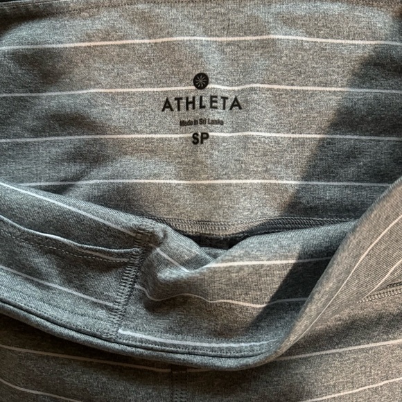 Athleta Striped 7/8 Leggings - Picture 3 of 4